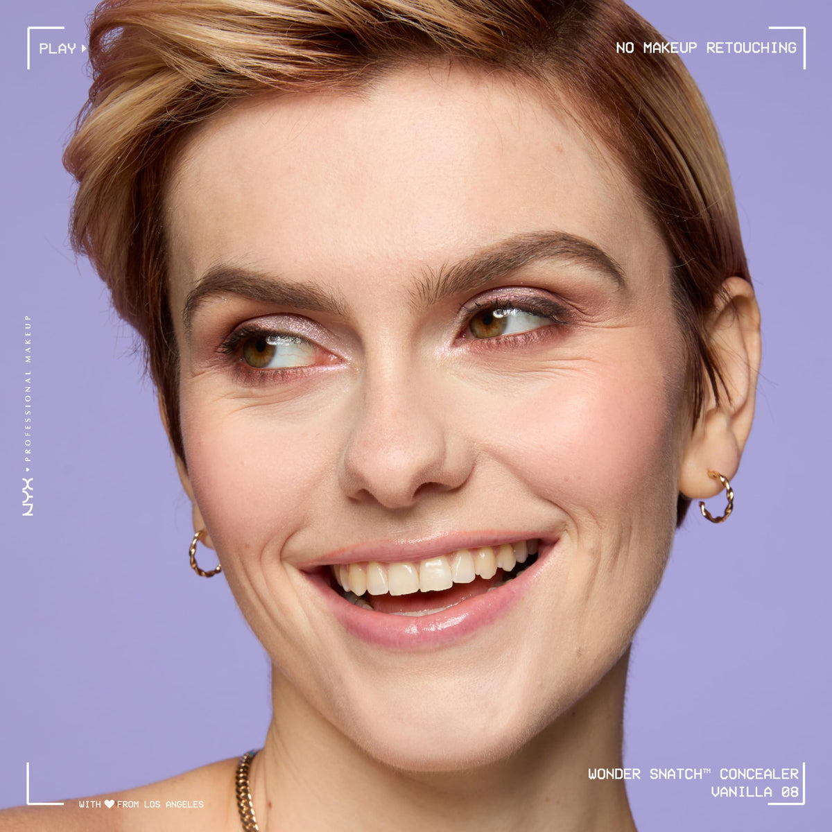 NYX Wonder Snatch Concealer in use during makeup application