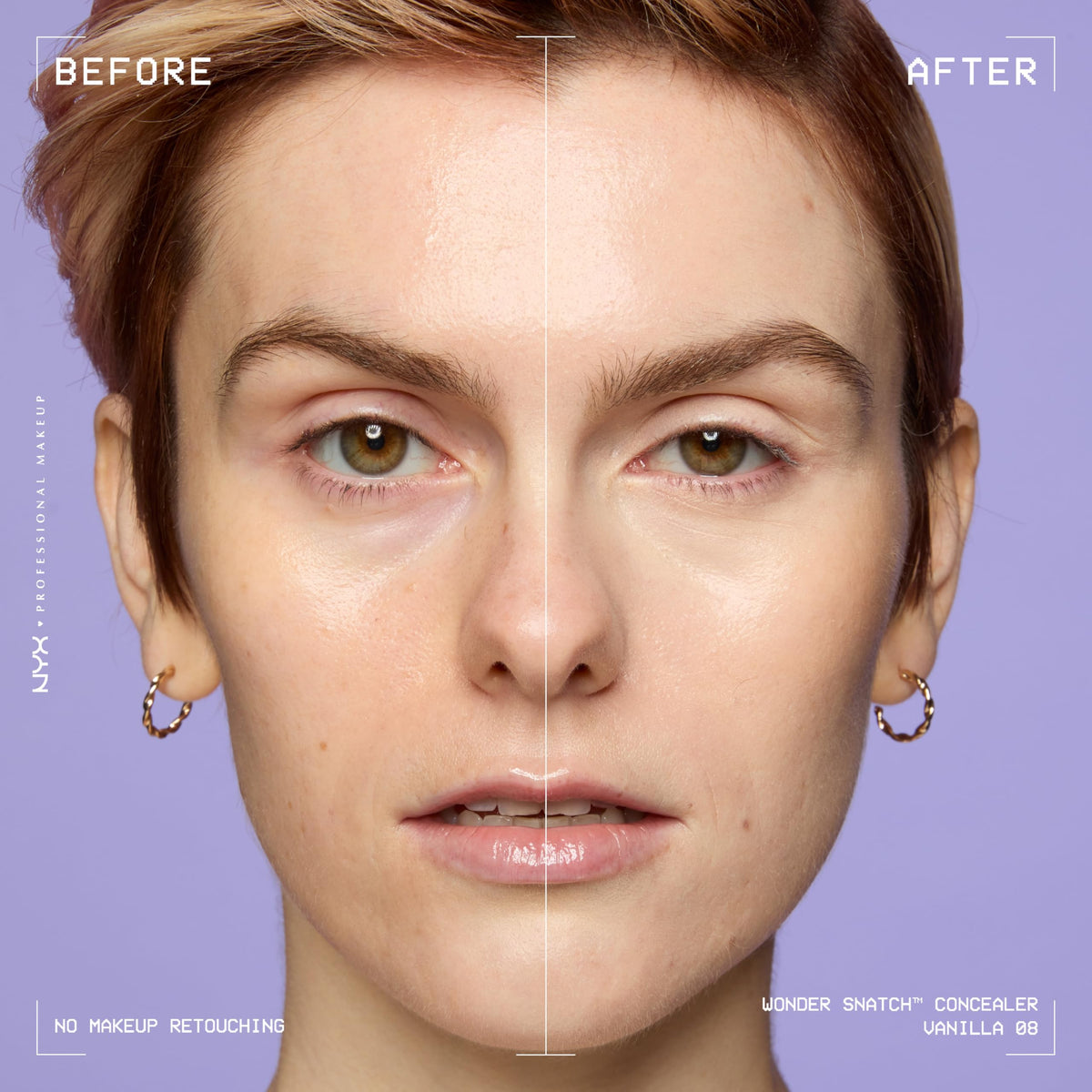 NYX Wonder Snatch Concealer on model's skin
