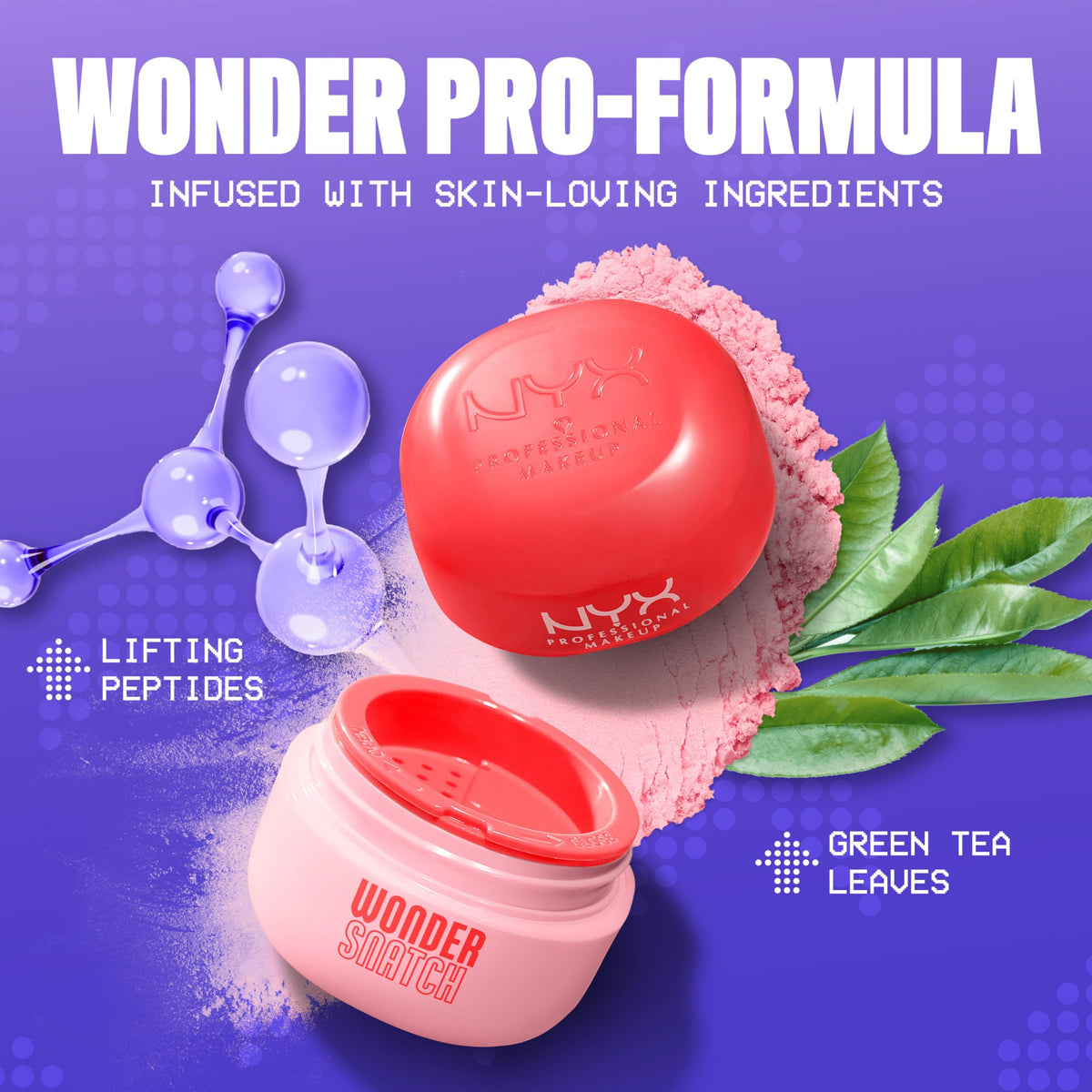 NYX Wonder Snatch Setting Powder application on skin