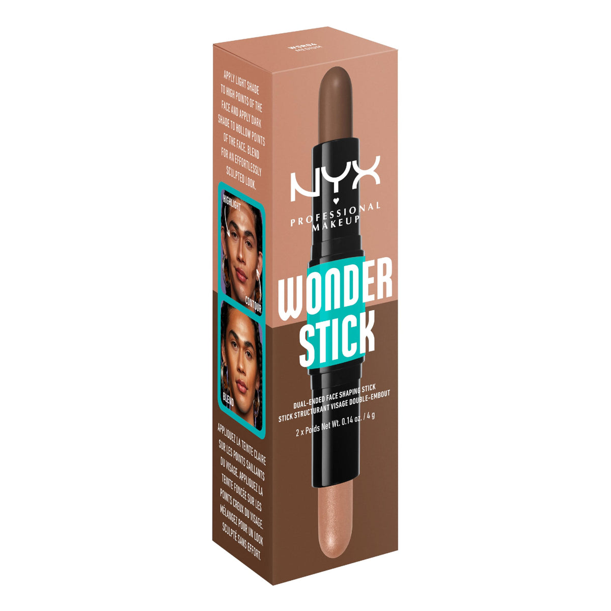 NYX Wonder Stick packaging on a vanity