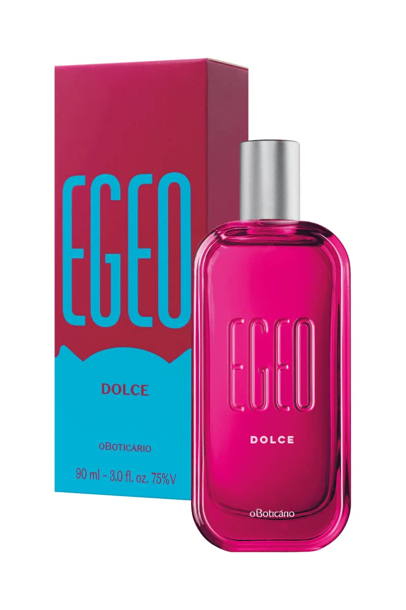 O BOTICARIO Egeo Dolce Eau de Toilette glass bottle side view