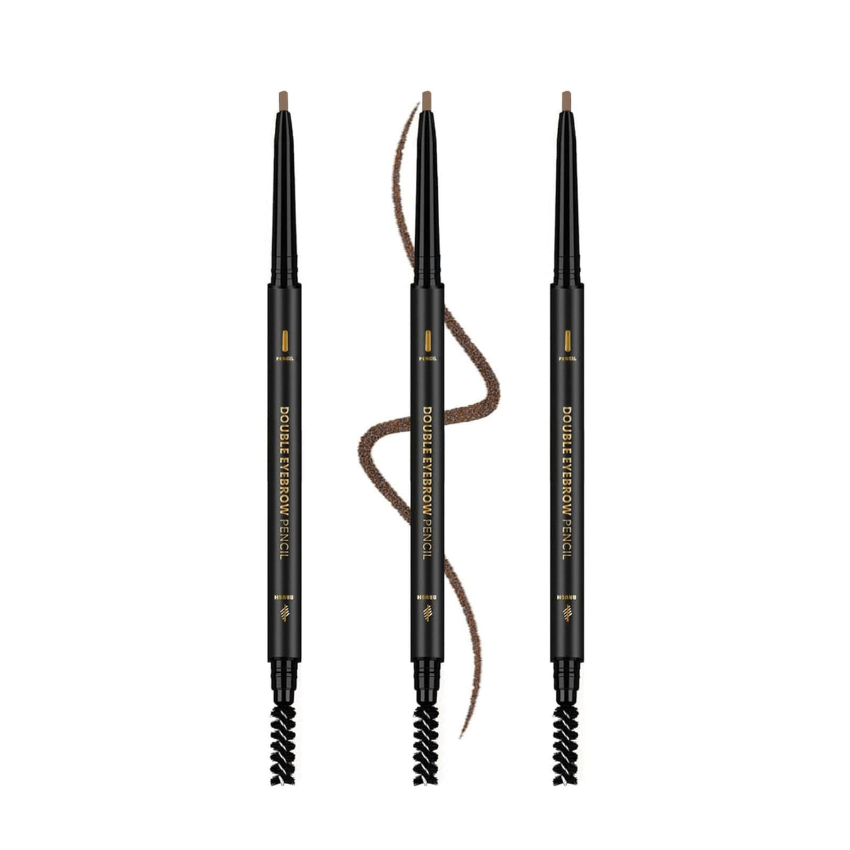O'CHEAL 3Pcs Light Brown Eyebrow Pencil Set front view