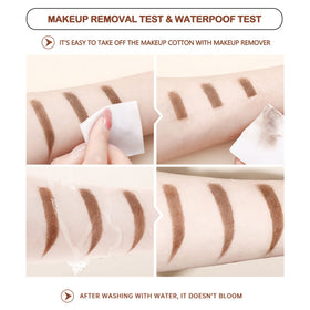 O'CHEAL Eyebrow Pencil Dark Brown showing application technique