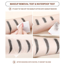 O'CHEAL eyebrow pencil with spoolie brush against a neutral background