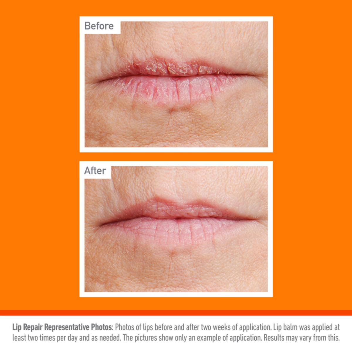O'Keeffe's Cooling Relief Lip Repair Balm on a wooden surface