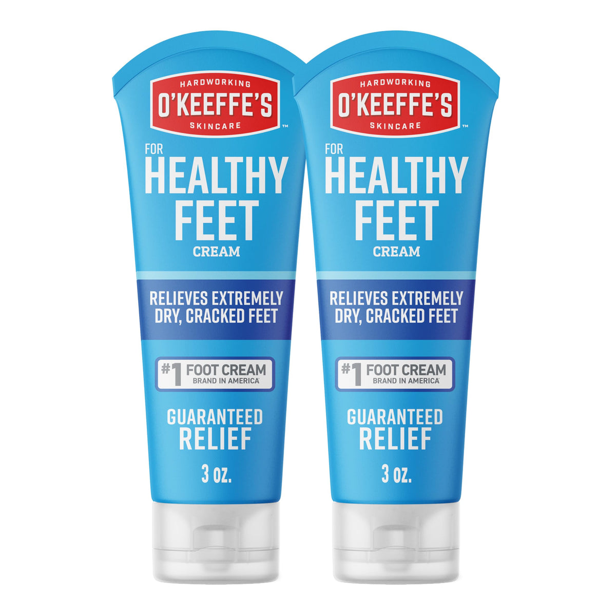 O'Keeffe's Healthy Feet Foot Cream 3 oz Tube front view