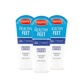 O'Keeffe's Healthy Feet Foot Cream 3 Pack tube front view