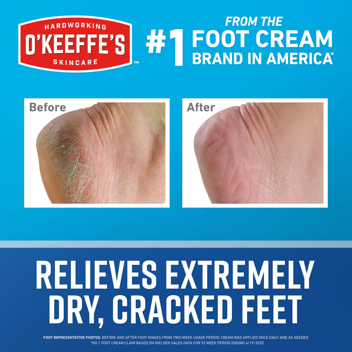 O'Keeffe's Healthy Feet Foot Cream texture close-up