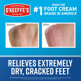 O'Keeffe's Healthy Feet Foot Cream tube side view