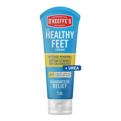O'Keeffe's Healthy Feet Intense Renewal Cream 3 oz Tube front view