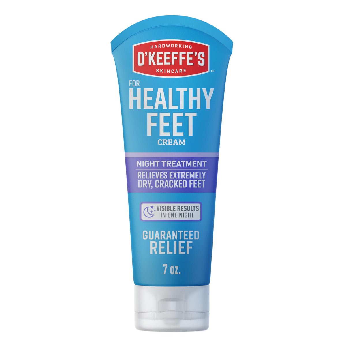 O'Keeffe's Healthy Feet Night Foot Cream 7 oz tube front view