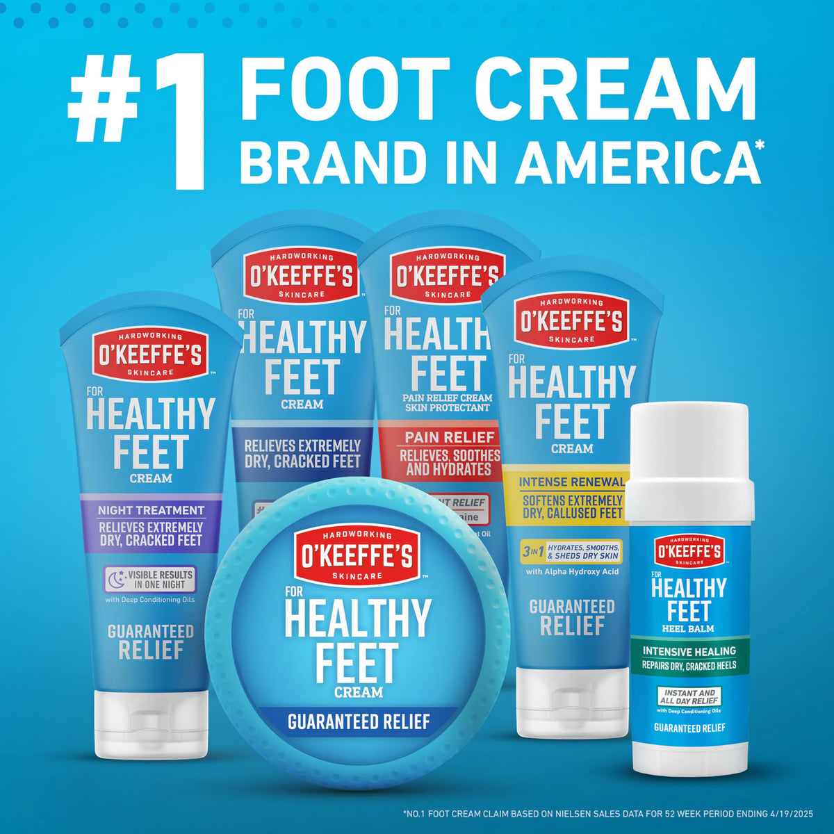 O'Keeffe's Healthy Feet Night Foot Cream in a relaxing setting