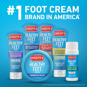 O'Keeffe's Healthy Feet Night Foot Cream in a relaxing setting
