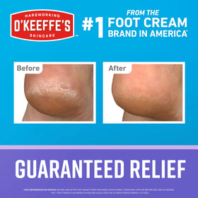 O'Keeffe's Healthy Feet Night Foot Cream tube side view