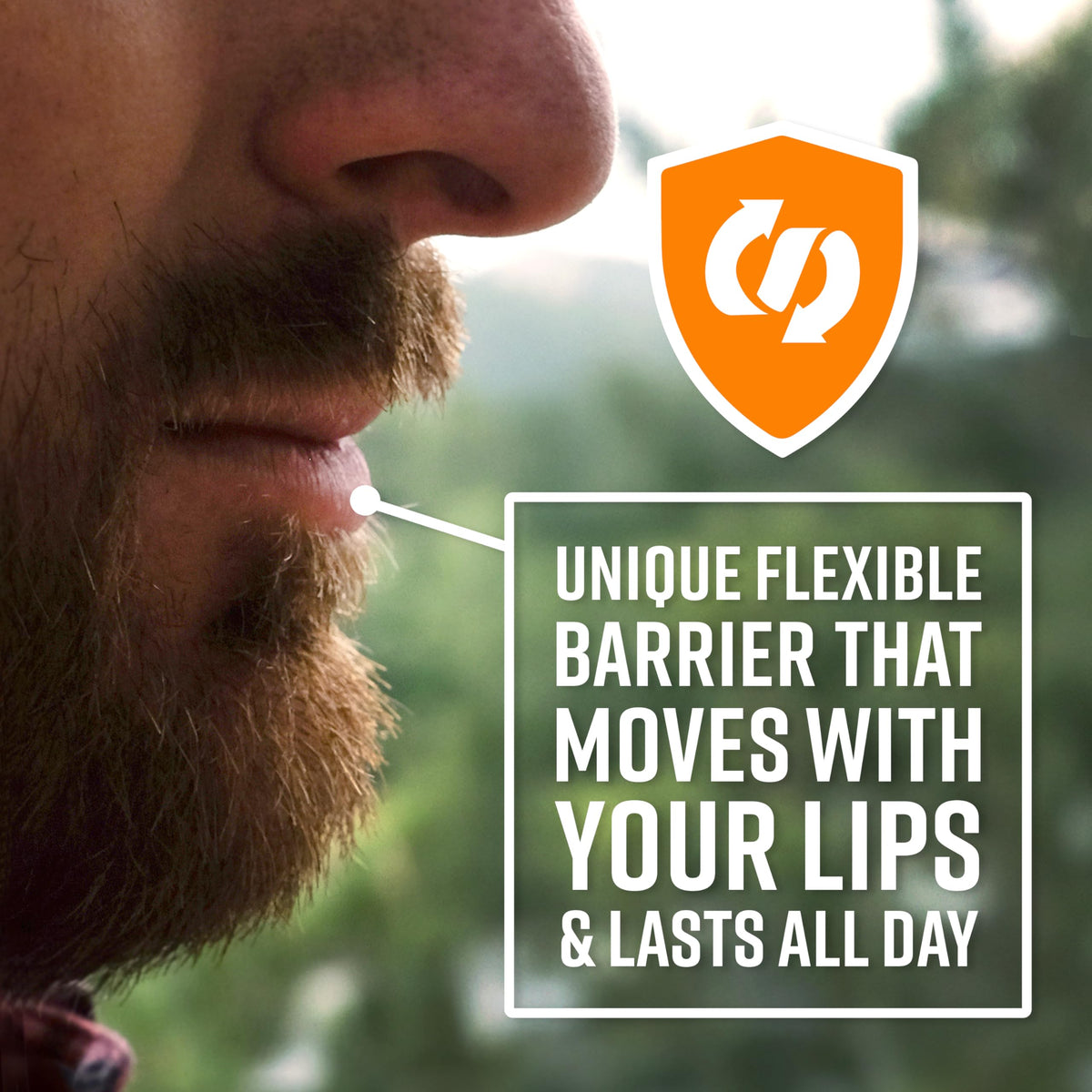O'Keeffe's Lip Repair Balm Cooling Relief application on lips