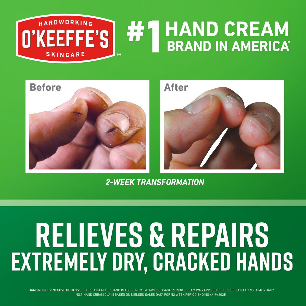 O'Keeffe's Working Hands Cream 3.4 oz jar side view