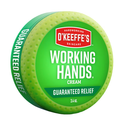 O'Keeffe's Working Hands Hand Cream 3.4 oz jar front view