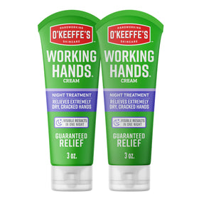 O'Keeffe's Working Hands Night hand cream front view 3 oz tube