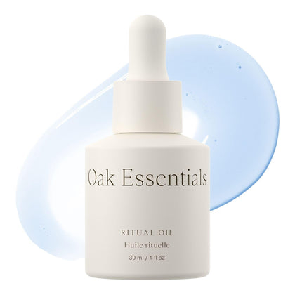 Oak Essentials Blue Tansy Hydrating Face Oil front view