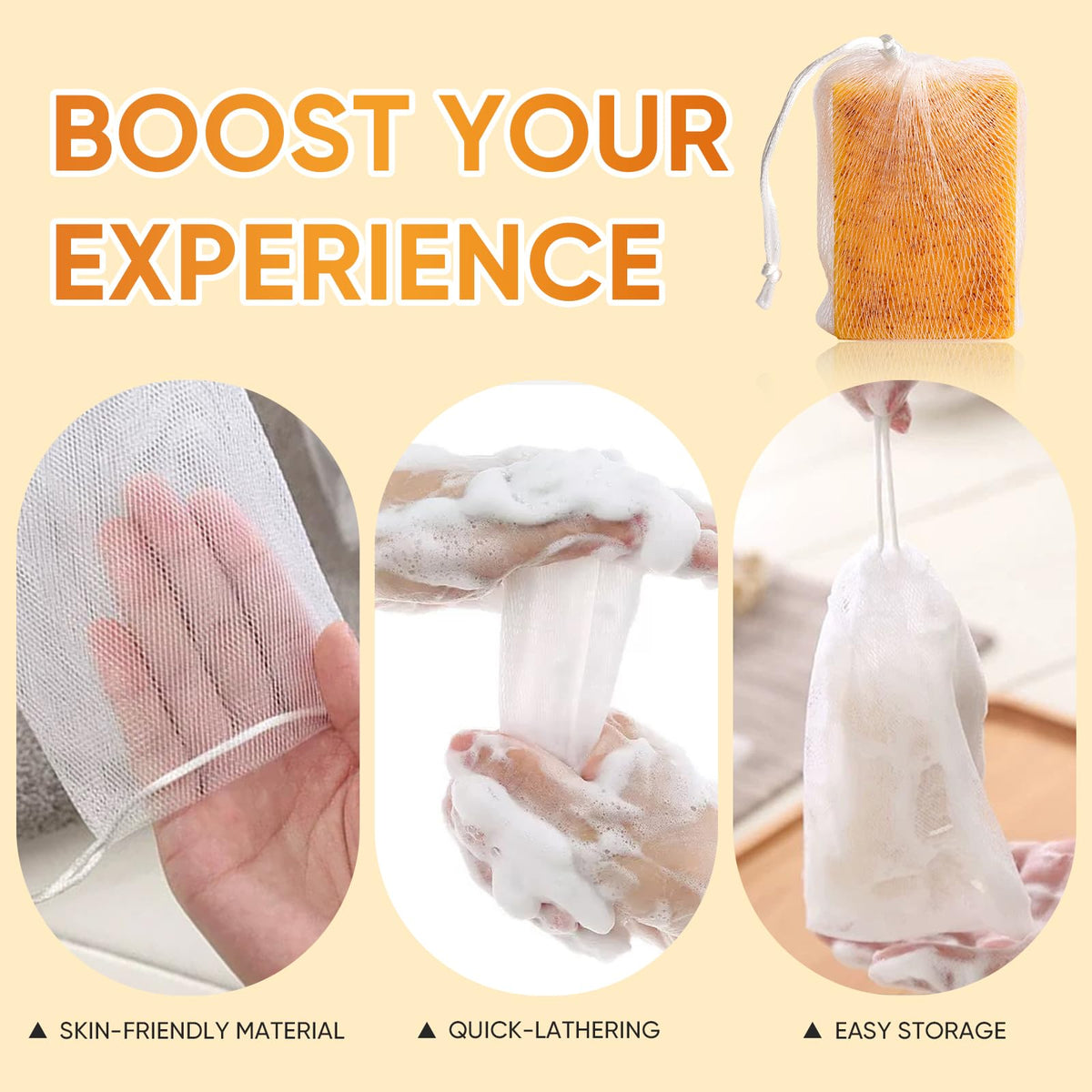OAKDOLCHE turmeric soap bar in use