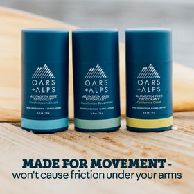 Oars + Alps California Coast deodorant stick front view