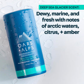 Oars + Alps deodorant in a lifestyle scene
