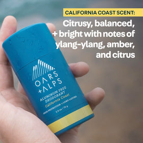 Oars + Alps Men's Deodorant application on skin