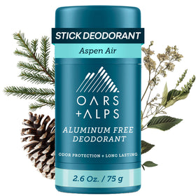 Oars + Alps Men's Deodorant Clear 2.6oz front view