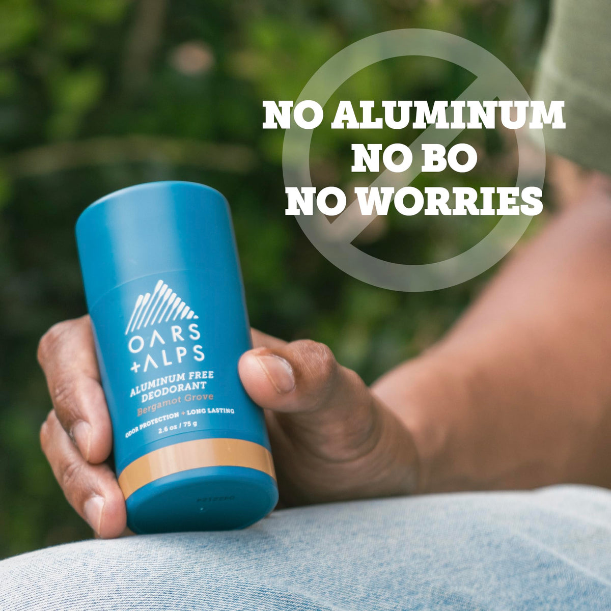 Oars + Alps Men's Deodorant clear application demonstration
