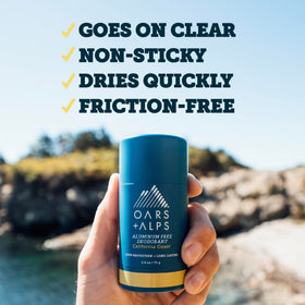 Oars + Alps Men's Deodorant close-up of ingredients