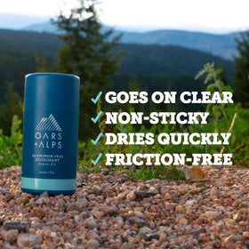 Oars + Alps Men's Deodorant in bathroom setting