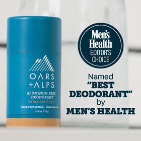 Oars + Alps Men's Deodorant showing clear application