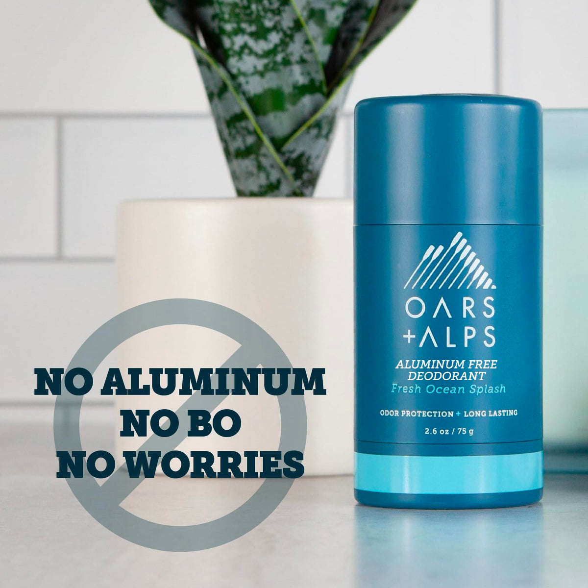 Oars + Alps Men's Deodorant with Fresh Ocean Splash scent description