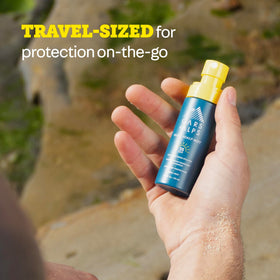Oars + Alps SPF 35 Sunscreen Mist 1.5oz bottle size comparison