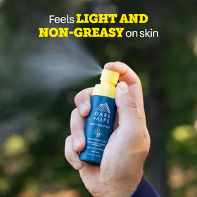 Oars + Alps SPF 35 Sunscreen Mist with Aloe and Cucumber ingredients