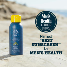 Oars + Alps SPF 50 Travel Body Sunscreen Spray back view