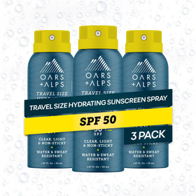 Oars + Alps SPF 50 Travel Body Sunscreen Spray front view