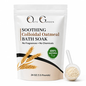 Oats Garden Colloidal Oatmeal Bath Soak 24 oz front view