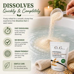 Oats Garden Colloidal Oatmeal Bath Soak lifestyle scene