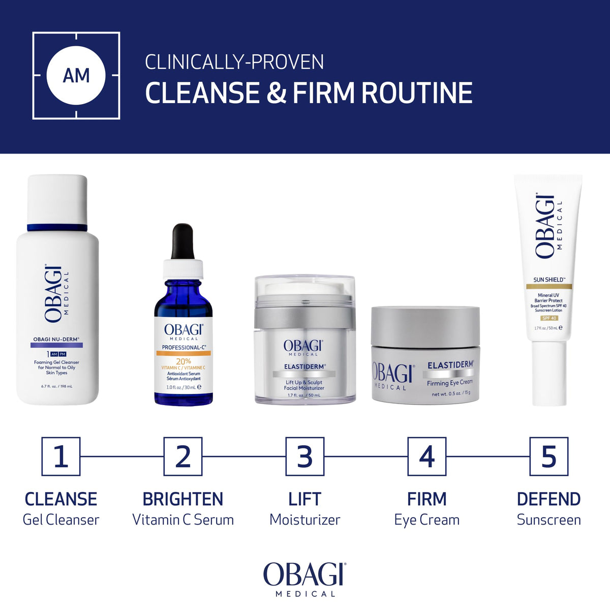 Obagi Medical ELASTIderm Eye Cream 0.5oz with blueberry extract