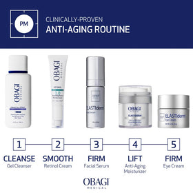 Obagi Medical ELASTIderm Lift Up & Sculpt Facial Moisturiser with other skincare products