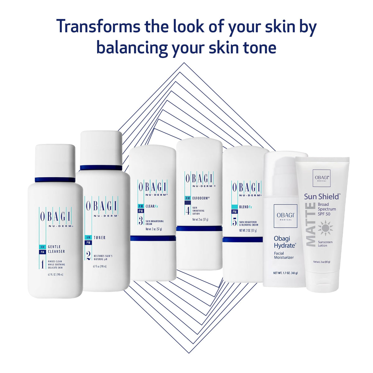 Obagi Medical NuDerm Fx System Normal to Dry Kit packaging