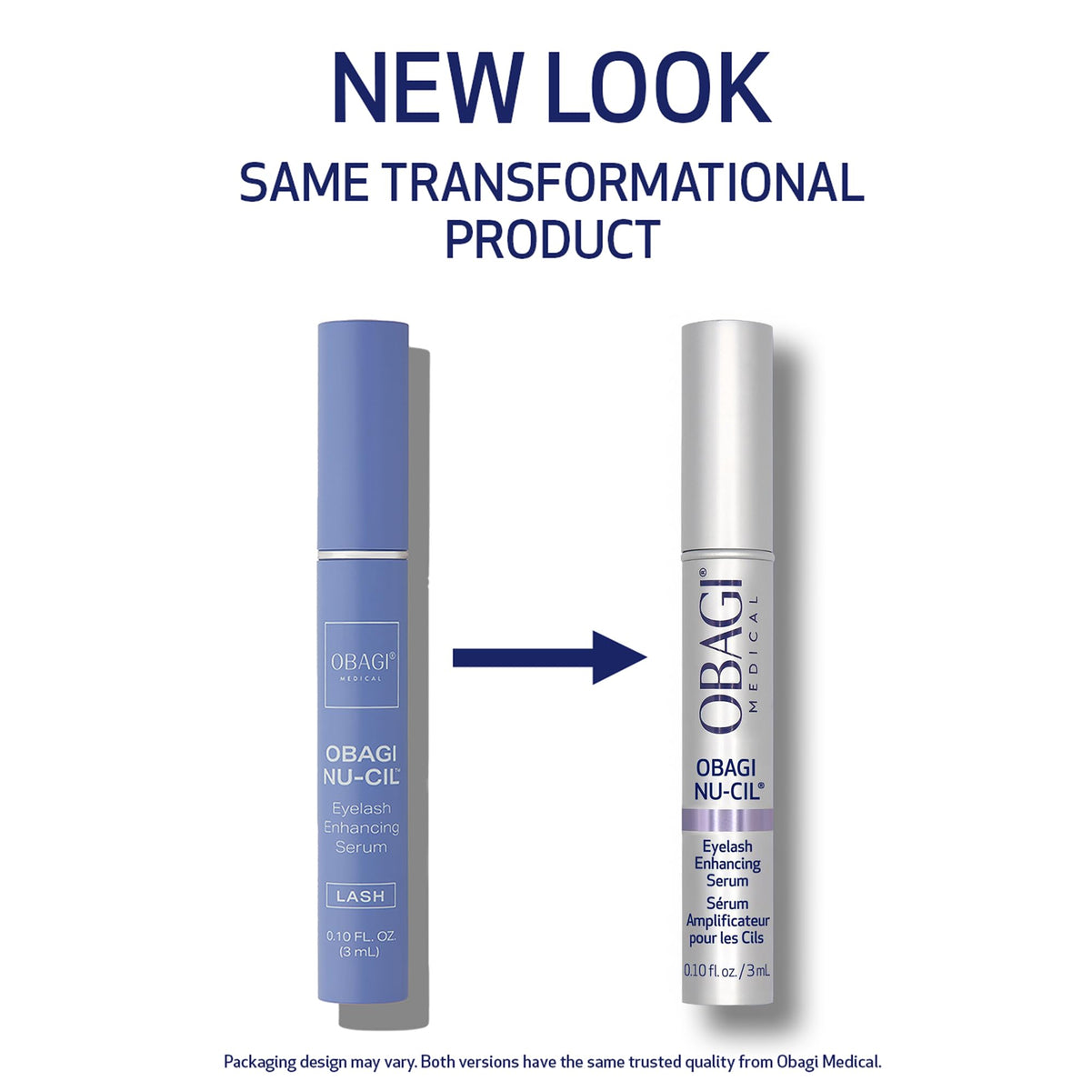 Obagi Nu-Cil Eyelash support Serum side view with applicator
