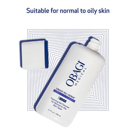 Obagi Nu-Derm Foaming Gel on a clean towel