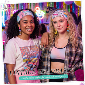 obeoby headband worn by a model at a party
