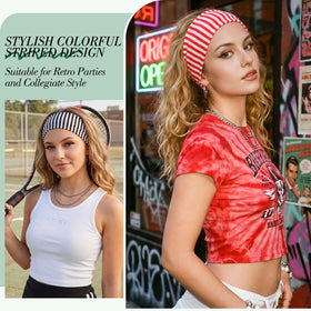 obeoby headband worn by a model outdoors