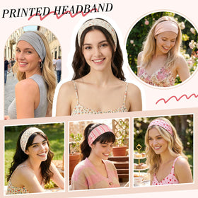 obeoby headbands on a model wearing casual outfit