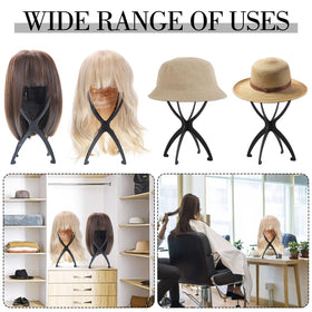 obeoby wig stand black model detailed view