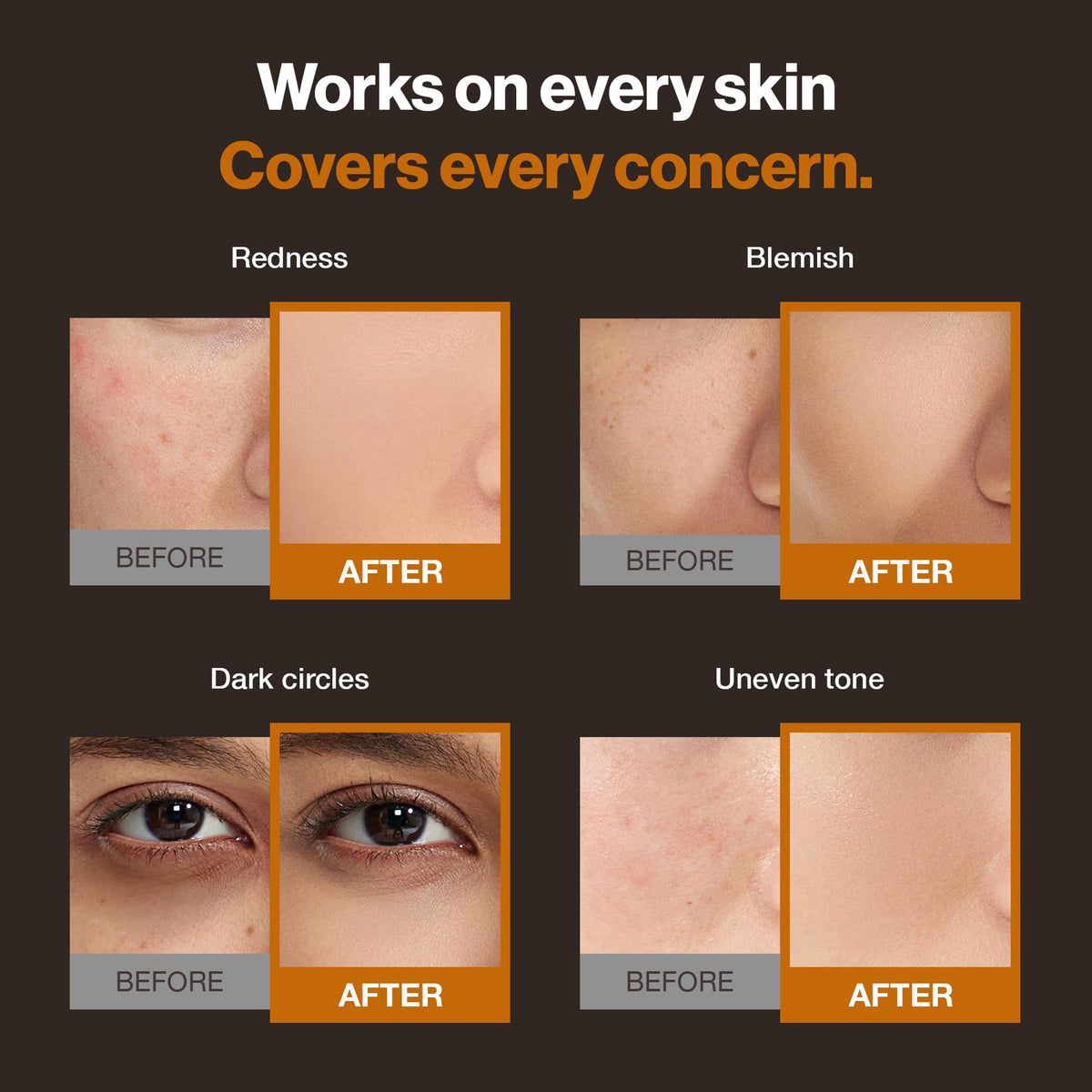 OBgE Natural Foundation Stick #2 Beige in use on model