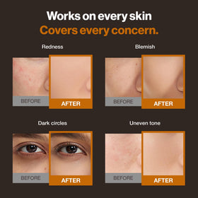 OBgE Natural Foundation Stick #4 Tan brush detail